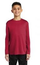 Port & Company ® Youth Long Sleeve Performance 3.8-ounce 100% Polyester T-shirt